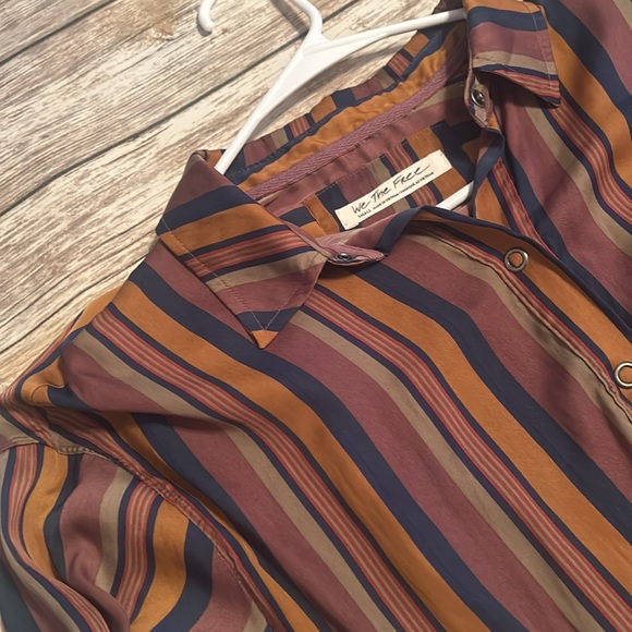 We The Free/ Free People Striped oversized Shirt - Picture 4 of 6